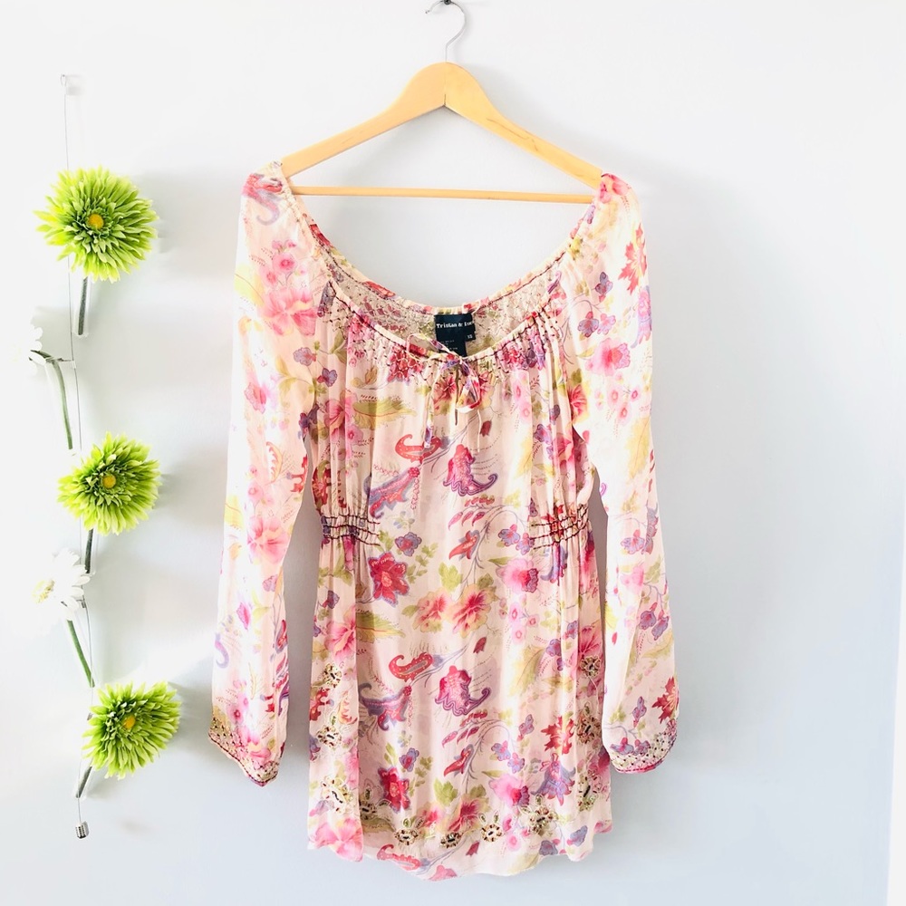 HP ❤️100% SILK Dress With Sequins | Tristan & Iseut